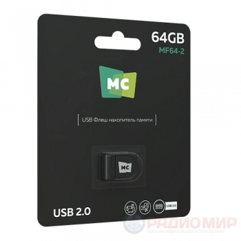 Флешка USB2.0 64GB More Choice MF64 Mini